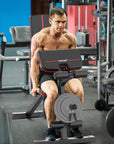 Adjustable Weight Bench With Resistance Bands