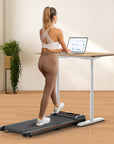 Portable Under Desk Walking Pad with Remote Control and LED Display