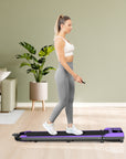 Presale-Yagud 2 in 1 Folding Treadmill Purple with Handrail