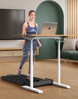 Yagud 2 in 1 Folding Treadmill Black with Handrail
